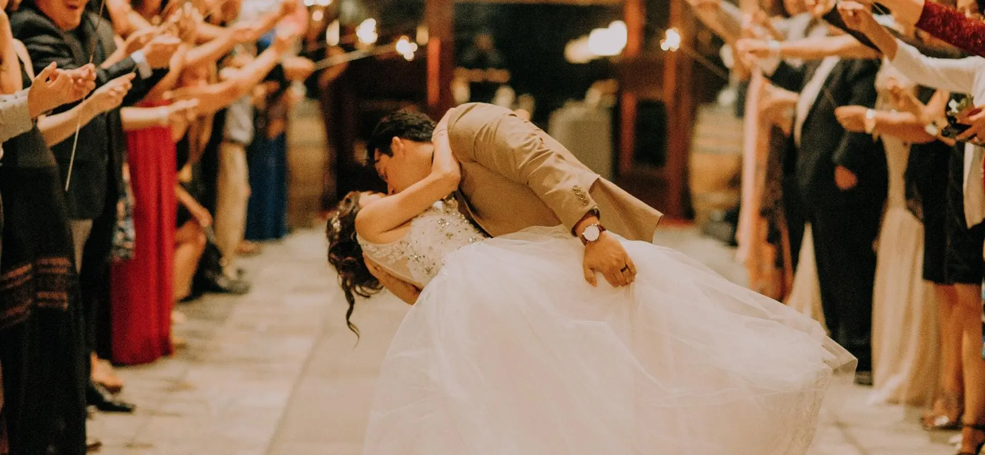 Photographie de mariage, danse de mariés